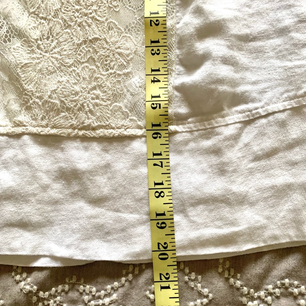 EUC ZARA BASIC linen blend top - Picture 8 of 8